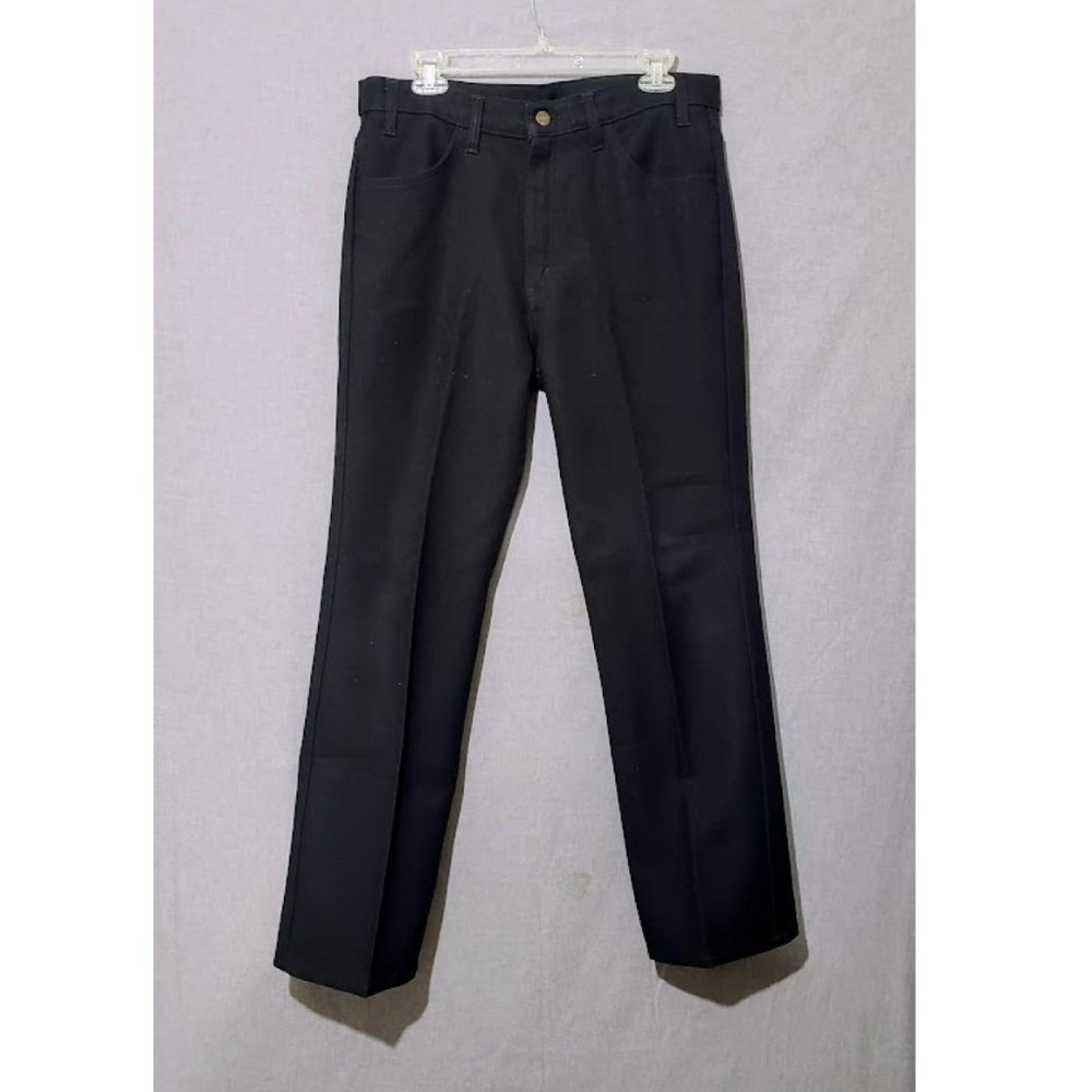 Vintage Retro Levi's Black Tab Pants Size W35 x L30